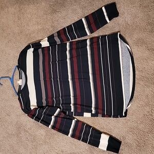 LuLaRoe Unisex Hidson Long Sleeve Top - Small